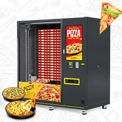 Automatic Pizza Vending Machine With Heating And Baking System Fast Pizza Making Vending