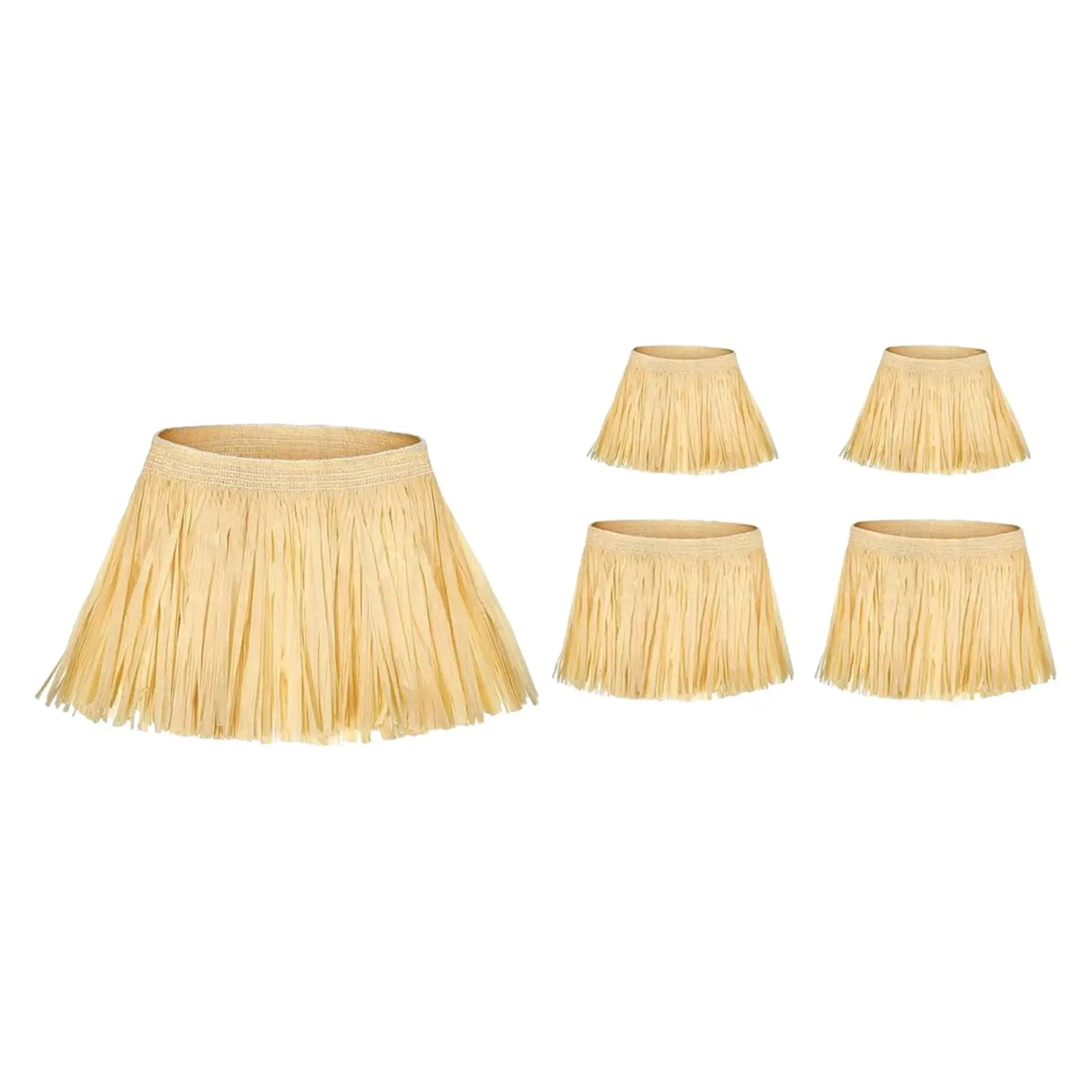 5 Pieces Scarecrow Straw Kit Accessory Scarecrow Costume Set for Costume Adults