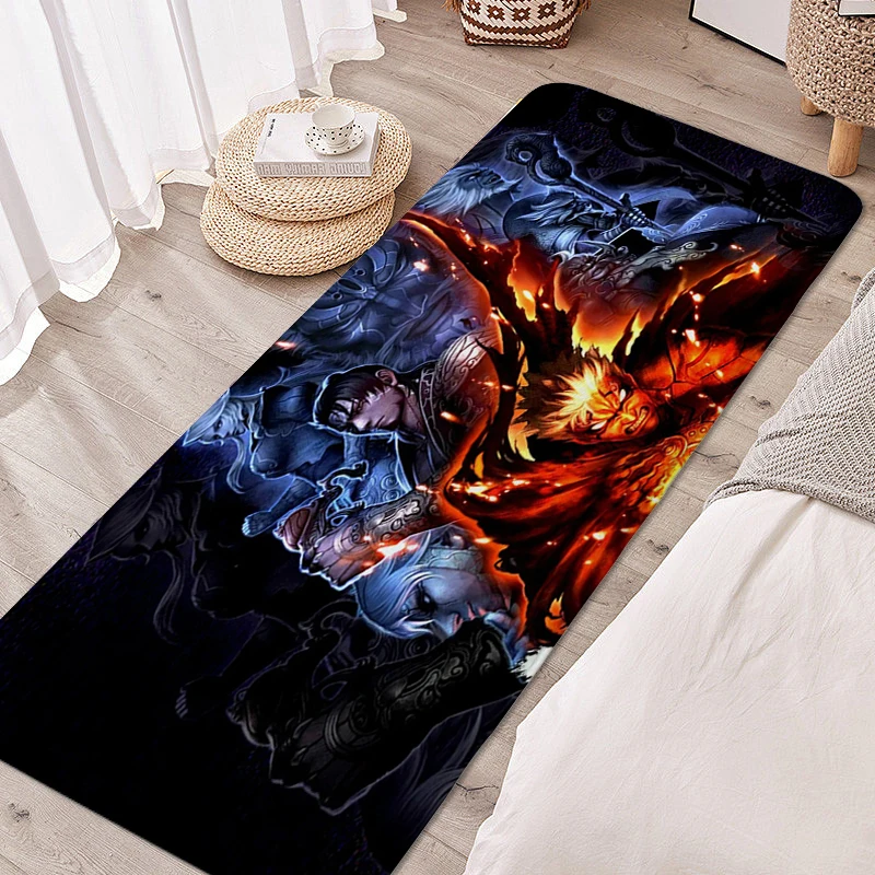 Bathroom Mat A-Asura's Wraths Custom Living Room Kitchen Treadmill Rugs Useful Things for Home Flannel Carpet for Entrance Door