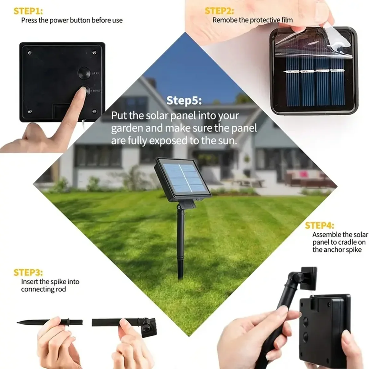 100 LEDs Solar Twinkling Fairy Lights 8 Modes Outdoor for Garden Party Decoration Ambient Lighting LED String Lights