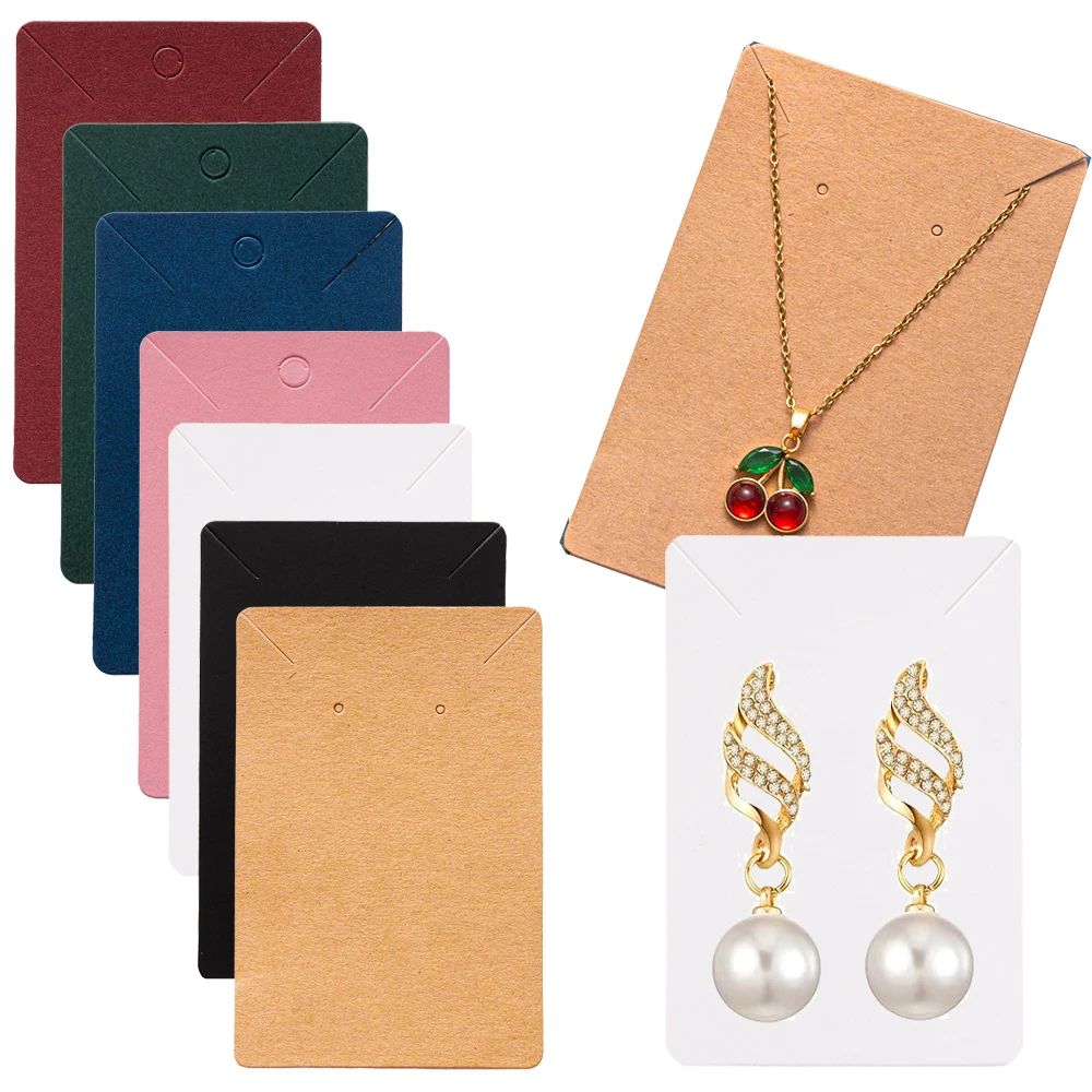 

50pcs 6x9cm Earring Holder Cards Necklace Display Cards for Selling DIY Ear Studs, Earrings Jewelry Display Packaging Bulk