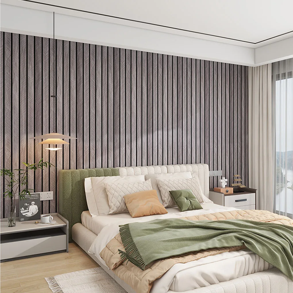 PVC Bathroom Wallpaper Peel And Stick Transform Space ntly Imitation Grid Wallpaper type+3 40cm*300cm