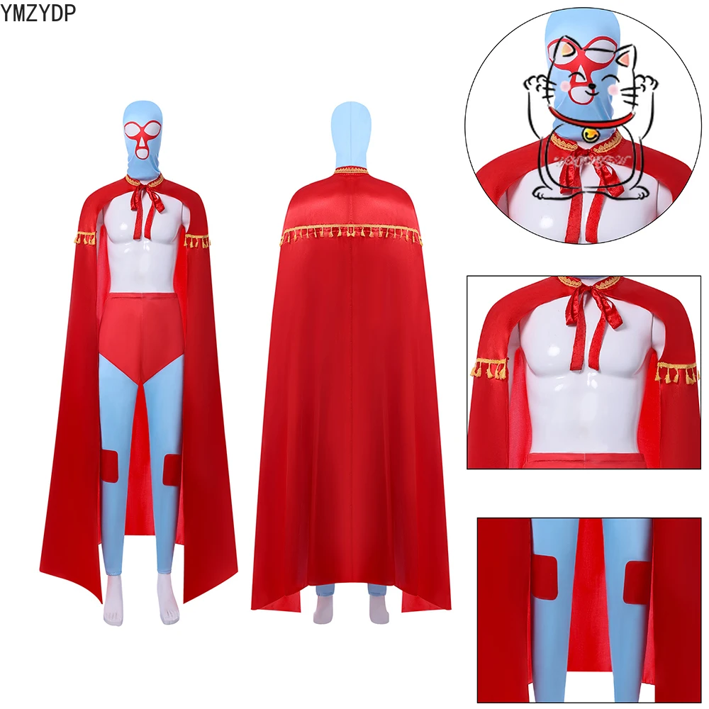 Halloween Carnival Carnival contestant Nacho Mexican wrestler cosplay performance costume new