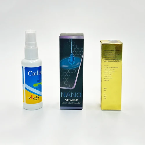 Imagen 2 del producto Reemplazo del juego de vidrio nano líquido, nano líquido + líquido limpiador de pantalla + líquido aromático