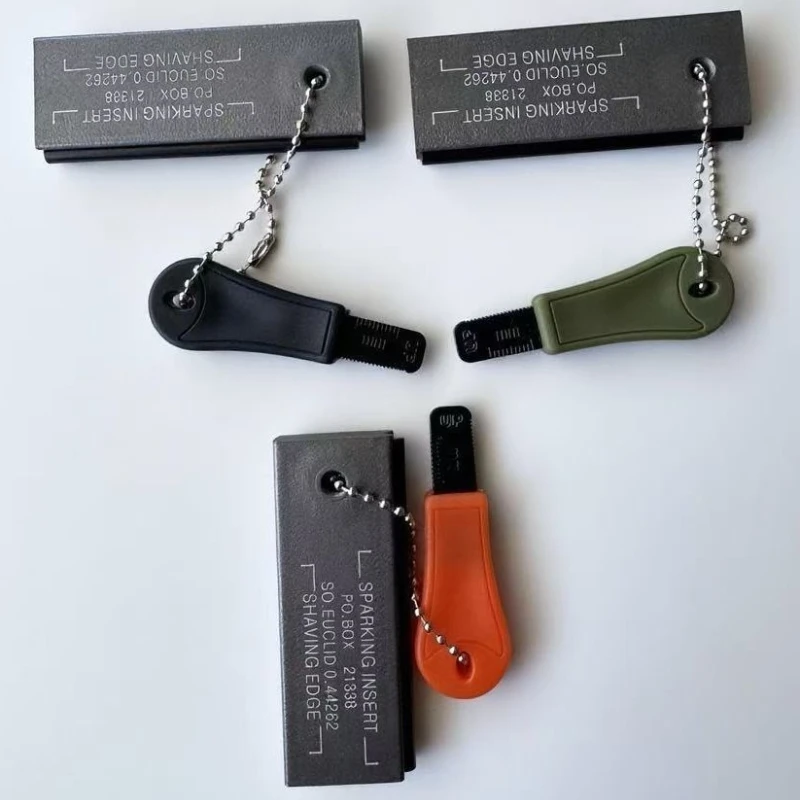 

New Premium Outdoor Survival Fire Starter Combo Magnesium Rod Block Strip High Spark Reliable Emergency Camping Tool