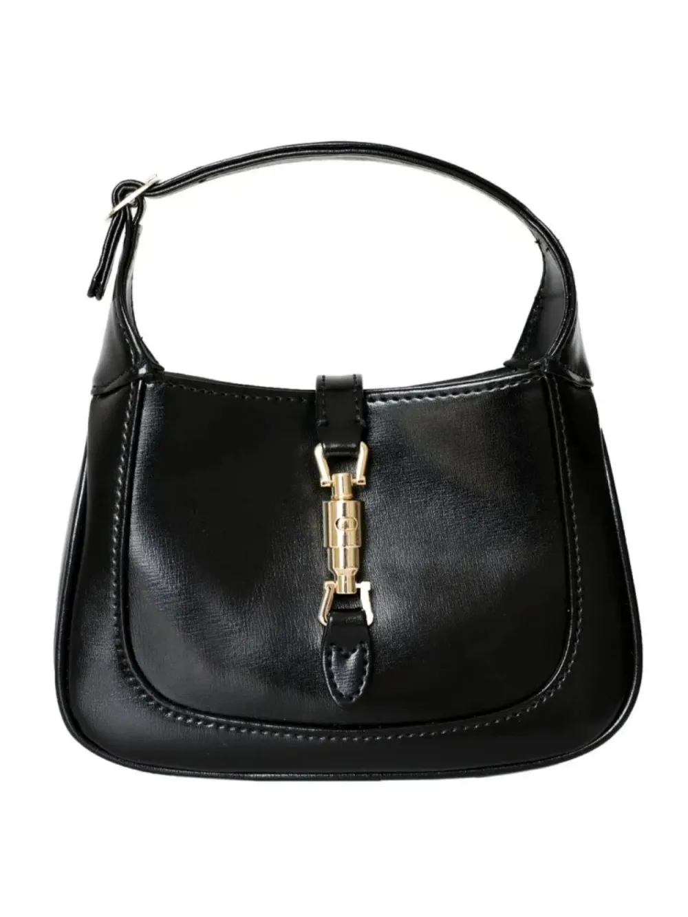 

French Style Vintage Underarm Bag for Women, Elegant Cow Split Leather Shoulder Bag, Casual Tote Handbag Strap Crossbody Purse