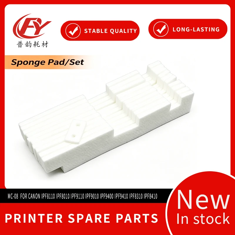 

MC-08- Thickened Waste Ink Sponge Pad Inner Foam for Canon iPF8000 iPF8100 iPF8110 Maintenance Box Replacement