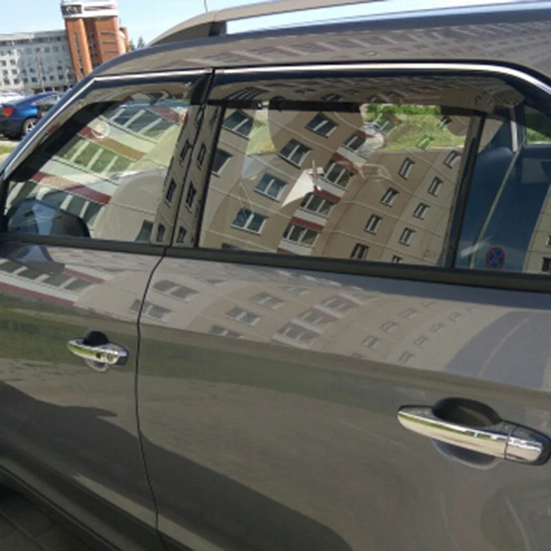 Limited Time Offer For Creta Ix25 Car Window BC Column Decorative Sticker Trim Mirror Reflection Panel Exterior Accessor