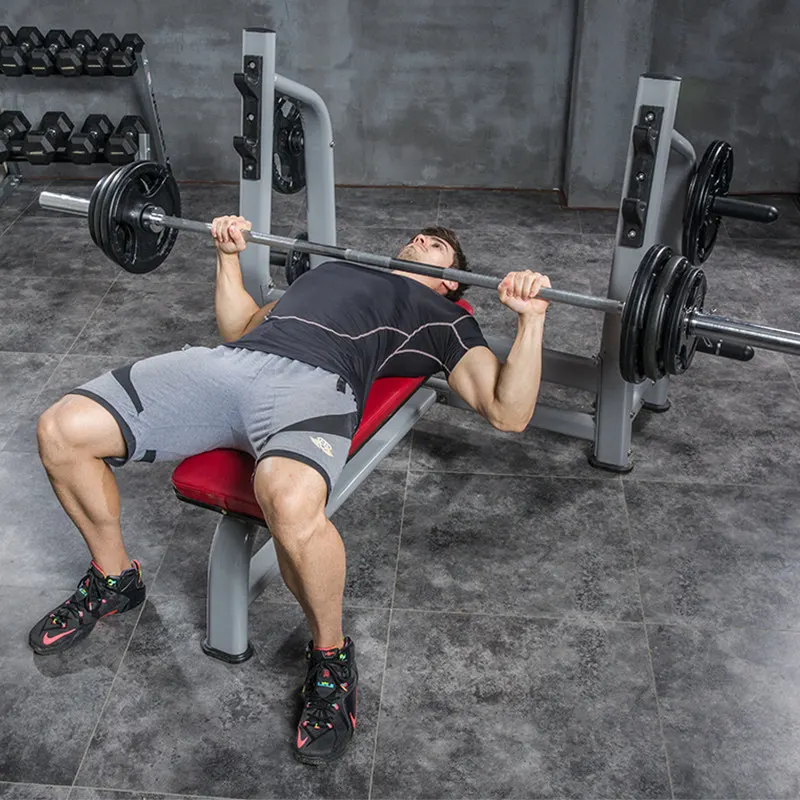 Flat Bench Press Rack, Multi-functional Barbell, Fitness Professional Barbell Rack