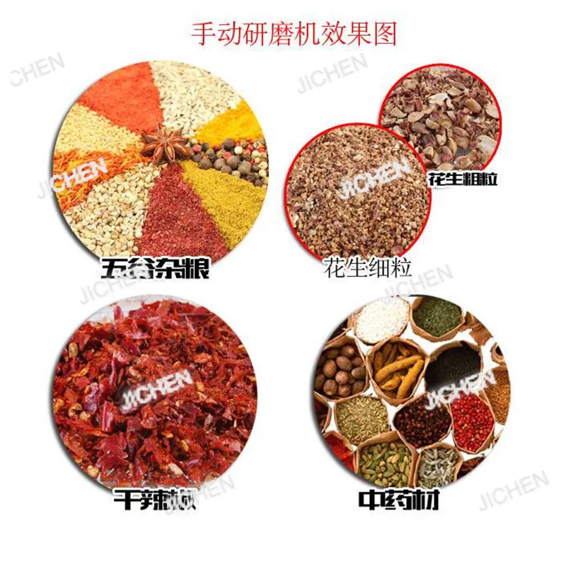 

ZCC Hand Grinder Household Coffee Beans Manual Grinder Grain Corn Grinder Peanut Cast Iron Tin Plating