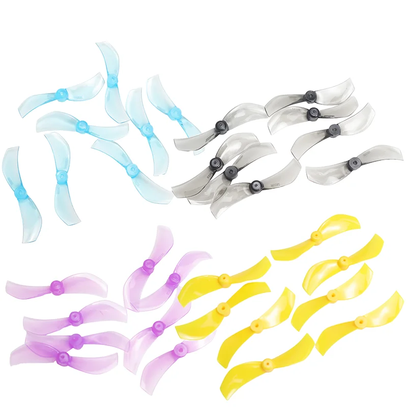 4Pair / 8Pair Gemfan 1610 Drone Propeller 1.6x10 40MM 2-Blade 1mm 1.5mm for RC FPV Racing Freestyle Drones Mobula7 Replacement