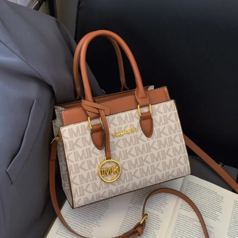 

2025 Printed Tote Bag for Women | Large Capacity Canvas Work Bag | Stylish Floral Shoulder & Crossbody Purse for Commute