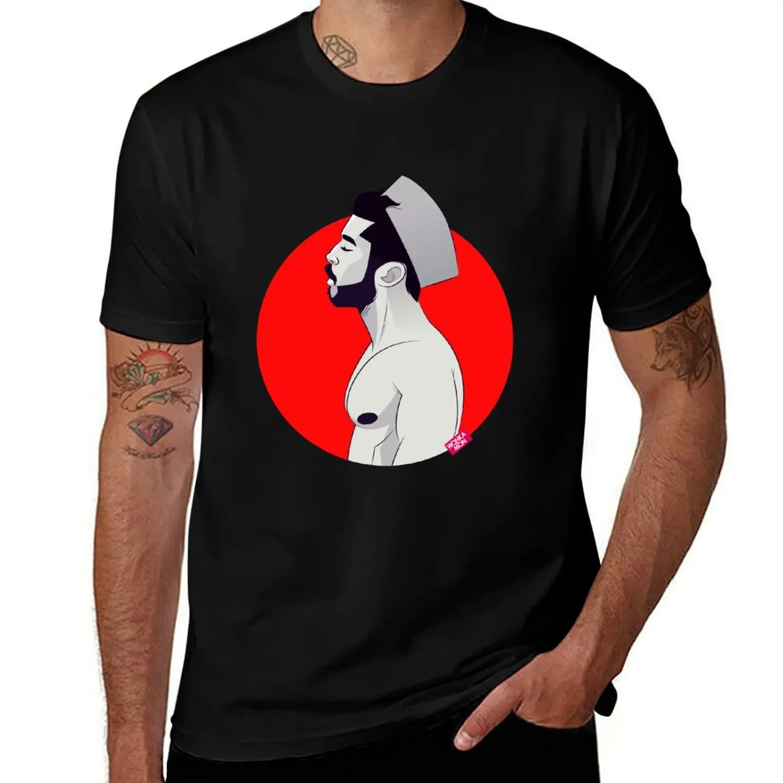 Love Marine T-Shirt Minimalist Plain Crew Neck T-Shirt