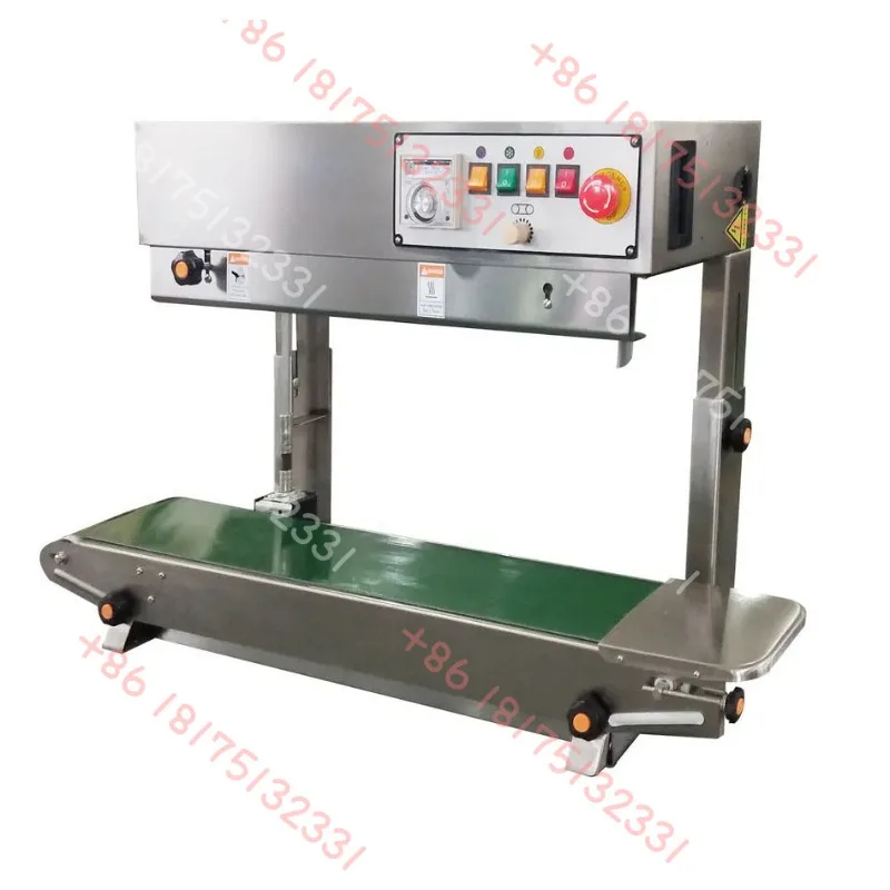 DBF-1000AN Automatic Vertical Continuous Inflation Nitrogen Flushing Filling Plastic Bags Band Sealing Machine