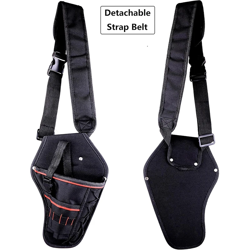 Drill Holster Holstery Drill Holder Adjustable Shoulder Wrist Tool Pouch Bag for Impact Driver Impact Holster for Tool Belt J471