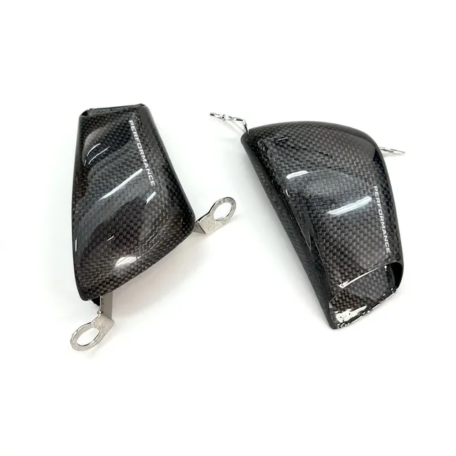100MM & 108MM Motorcycle Accessories Front Caliper Radiator Cover Air Ducts Brake Cooling Mounting Modified Parts Carbon Fiber 4