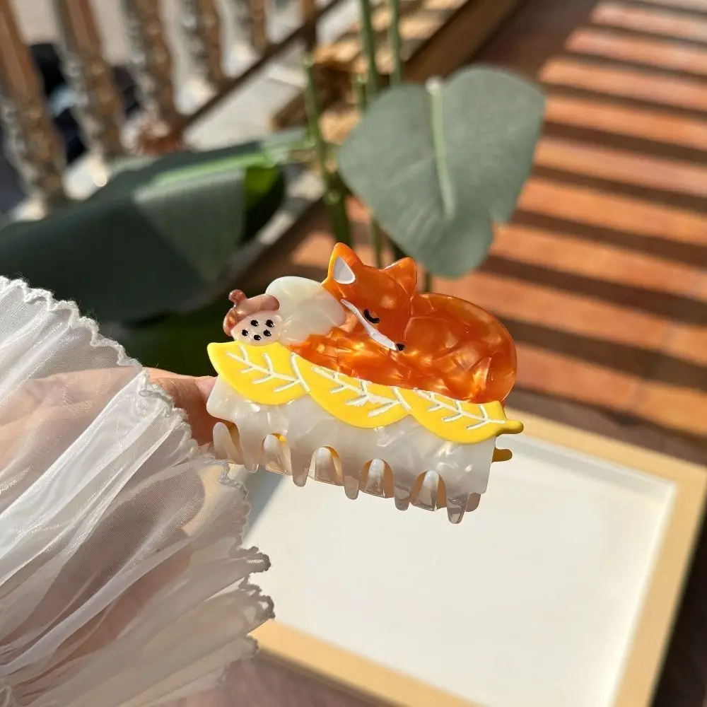 Nuevas pinzas para el cabello con forma de garra de Animal de acetato, Clip de tiburón acrílico a la moda con tema Animal, ropa informal, pasador para el cabello bonito