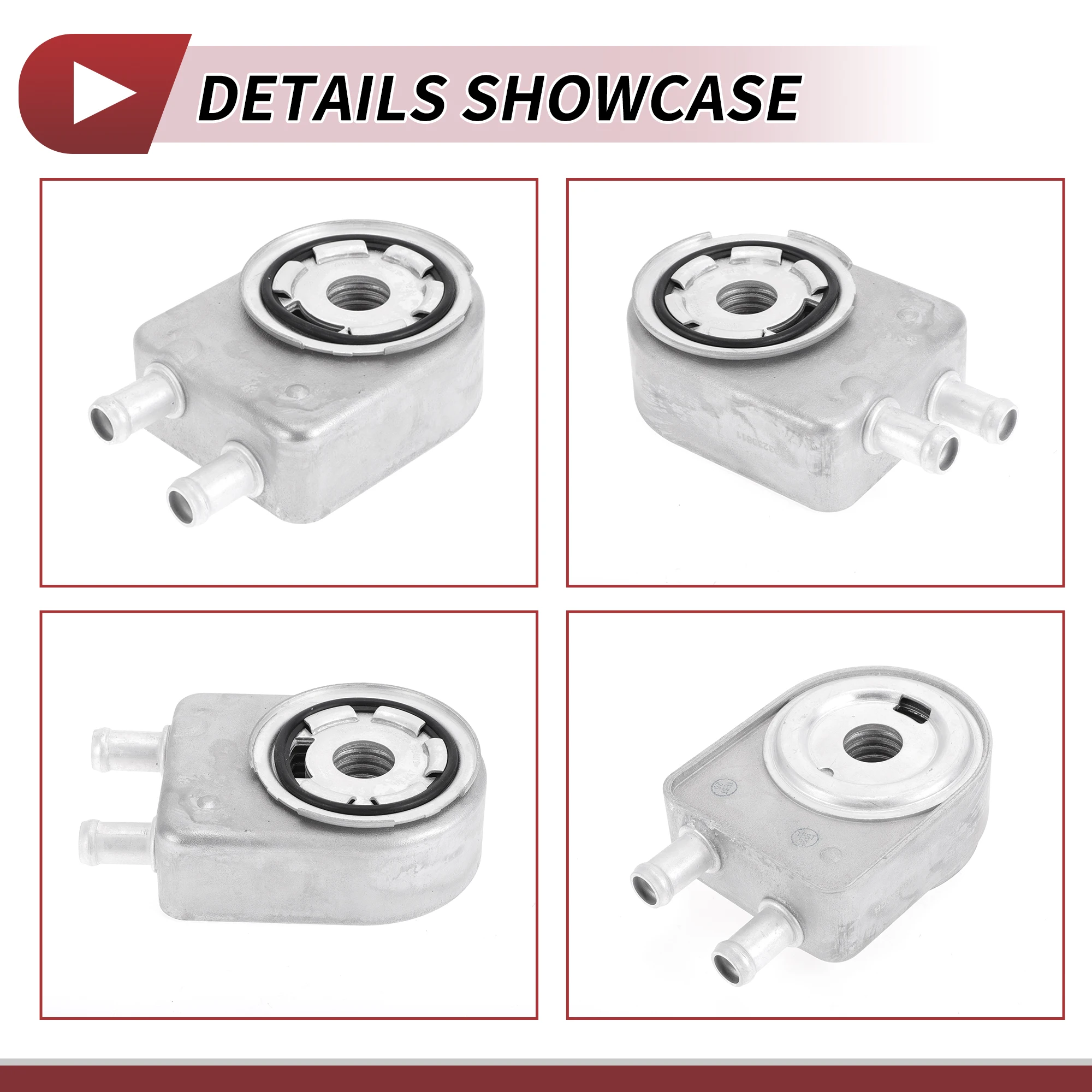 UXCELL Engine Oil Cooler for Hyundai Santa Fe 2019-2020 No.264102G101 Trans Cooler 1 Pc