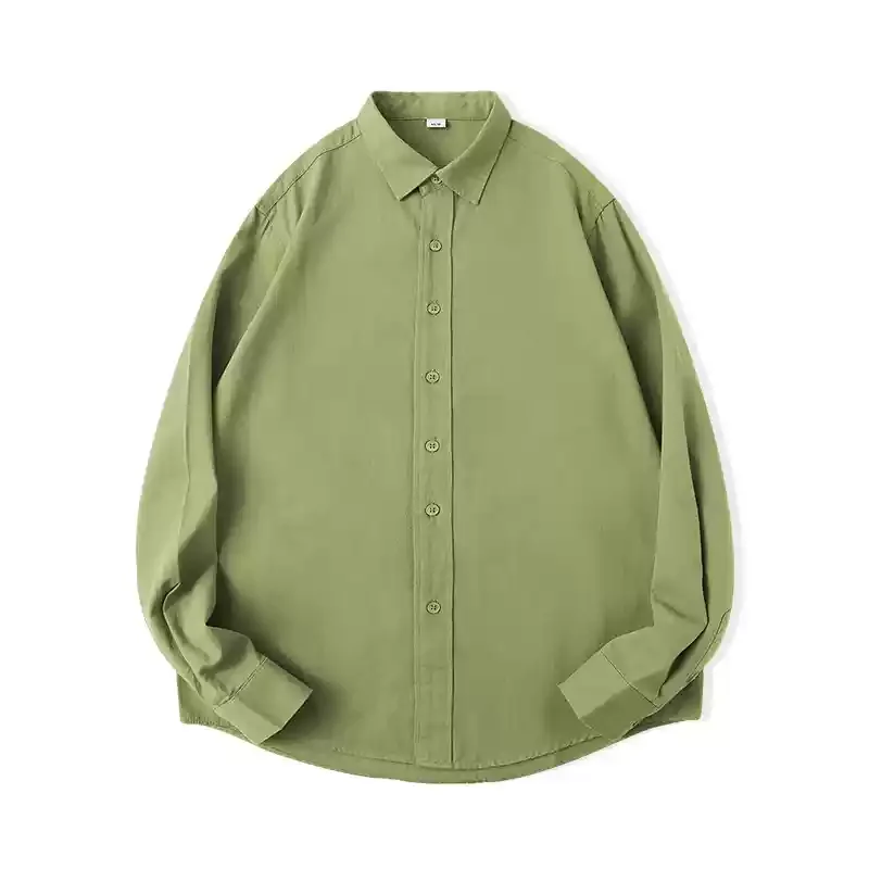 A76 grass green-no pockets heavy cotton