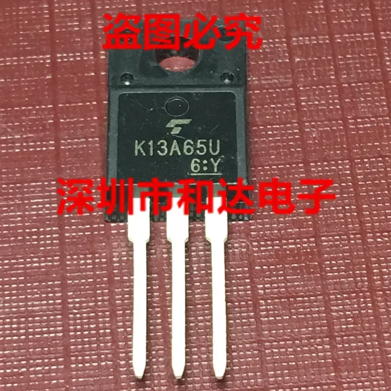 10pcs TK13A65U K13A65U TO-220F