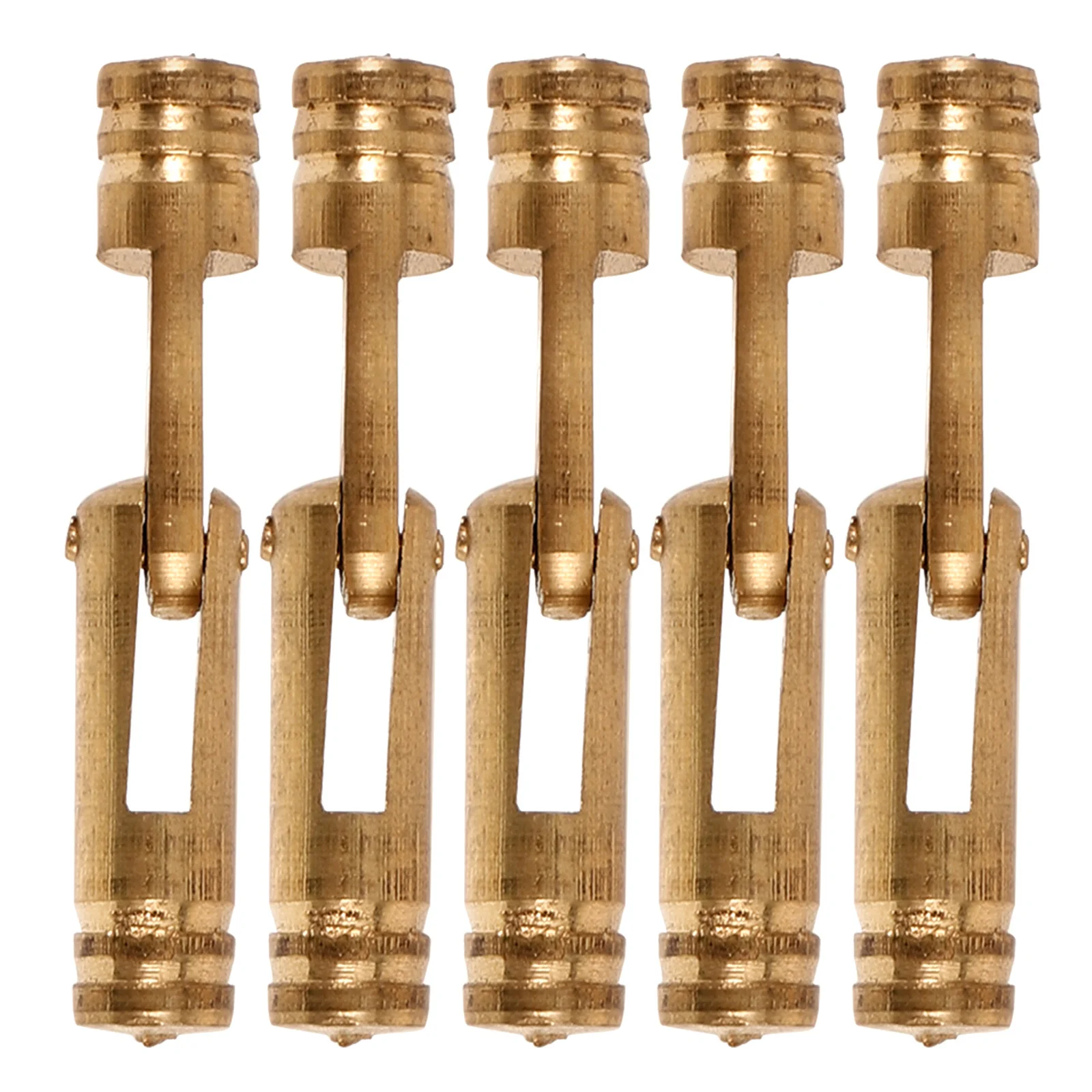 

5Pcs Small Hinges Vintage Jewelry Box Hinges Brass Surface Suitable for Furniture Smooth Operation Jewelry Box Hinge
