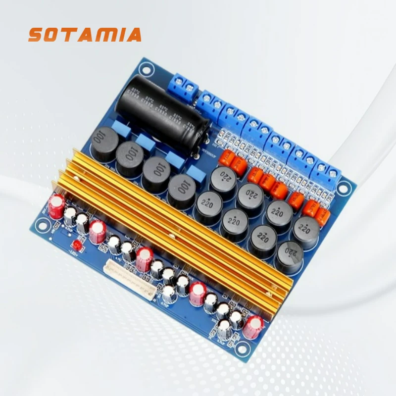 SOTAMIA TPA3116 5.1 Channel Power Amplifier Audio Board 100Wx2+50Wx4 6 Channel Class D Digital HIFI Audio Amplificador DC24V