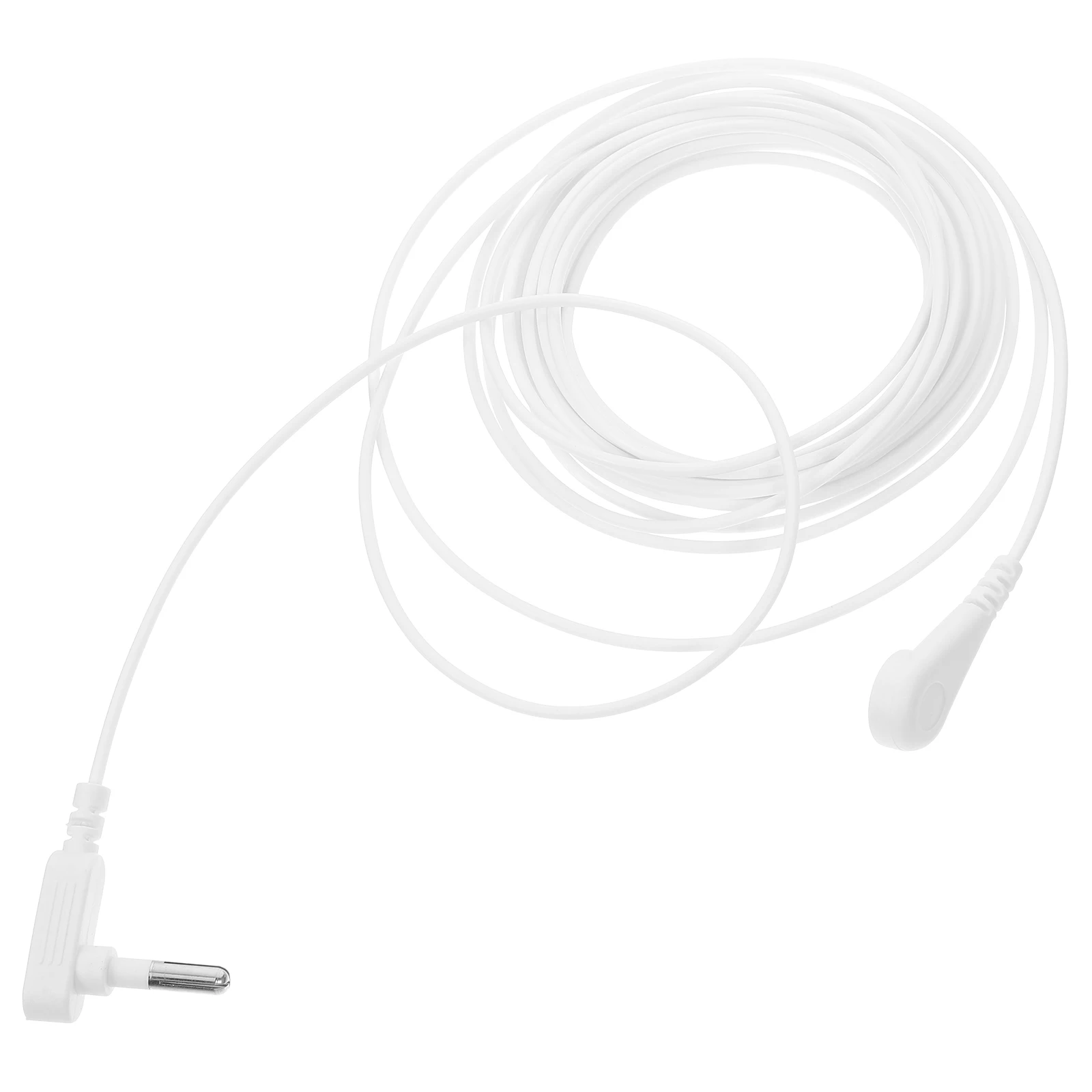 

Medical Grounding Wire White Static Protection Cord for Earthing Devices Replacement Mat Ground Cable Conductor Plug