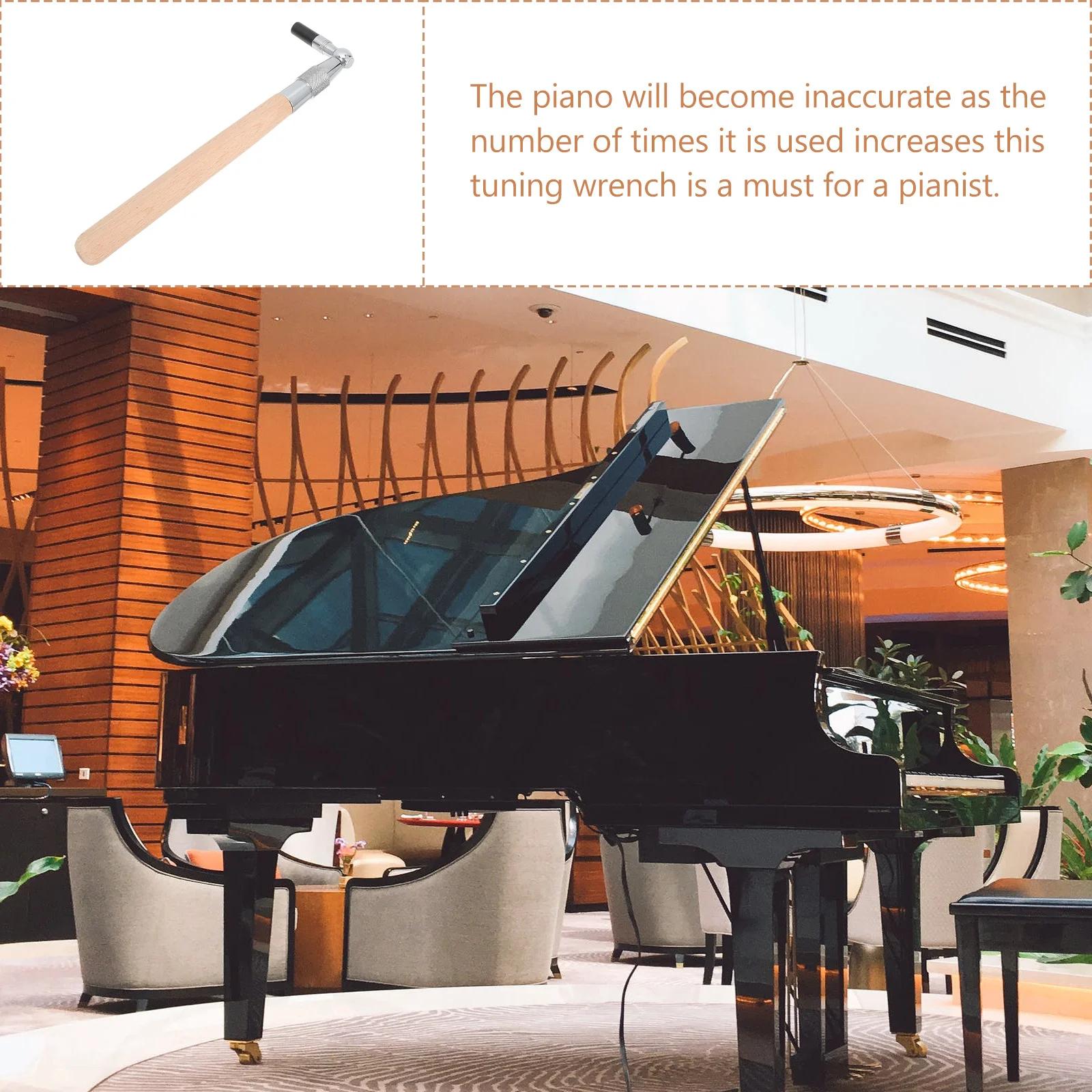 أداة الموسيقى ضبط وجع المهنية البيانو وجع دائم صلابة عالية لهجة ضبط أداة البيانو التبعي #1