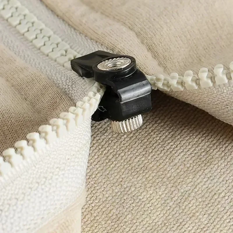 طقم إصلاح سحاب عالمي سريع الفوري وقابل للفصل وسحاب بديل لسحب أكياس السترة وخياطة مجانية #3