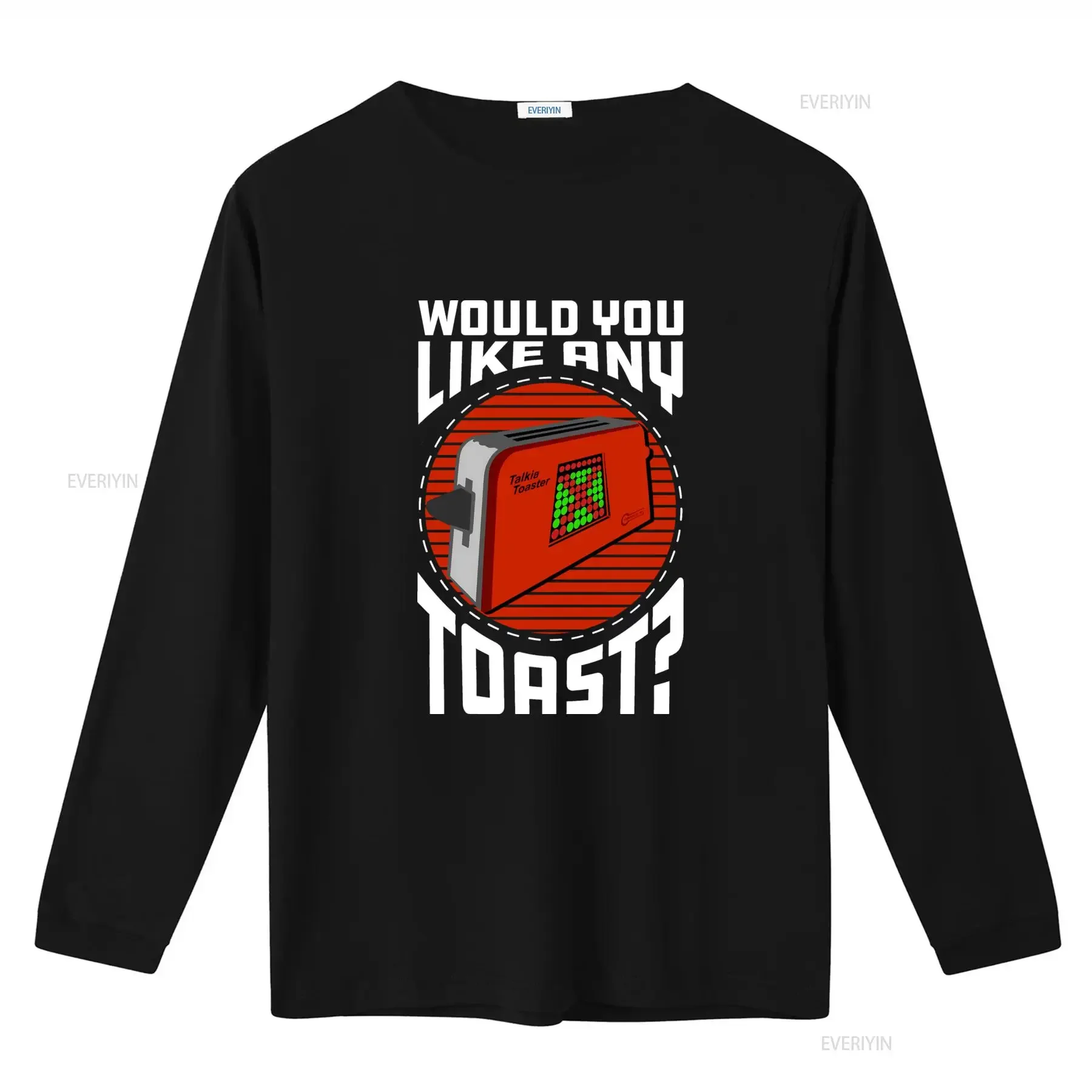 Talkie Toaster Red Dwarf Movie Men's Black T Shirt Available in Sizes S to 3XL vintage Washed fashion Unisex Versatile