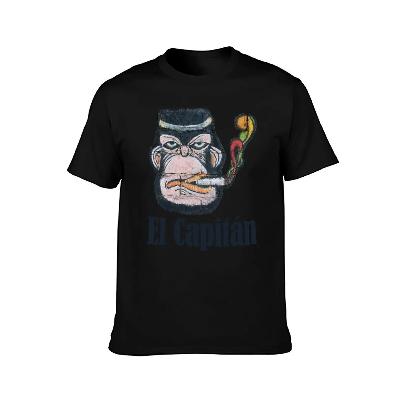 El Capitan Cool Monkey Leader Job Self-employed Startup Gift T-Shirt Construction Work Tee Shirt T-Shirt