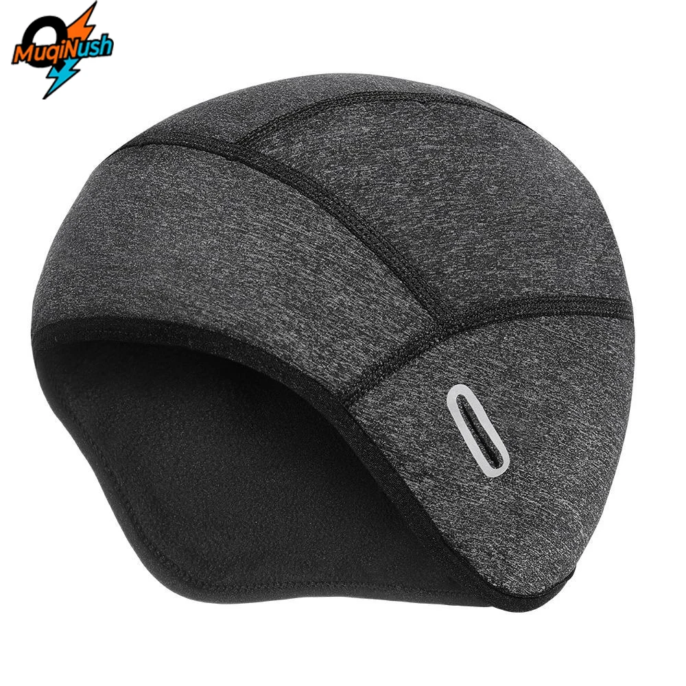 

MuqiNush Skull Cap Hat Helmet for Men Women Headwear Unclimbed Urine Hard Liner Warm Winter Cycling Under Thermal For Skiing