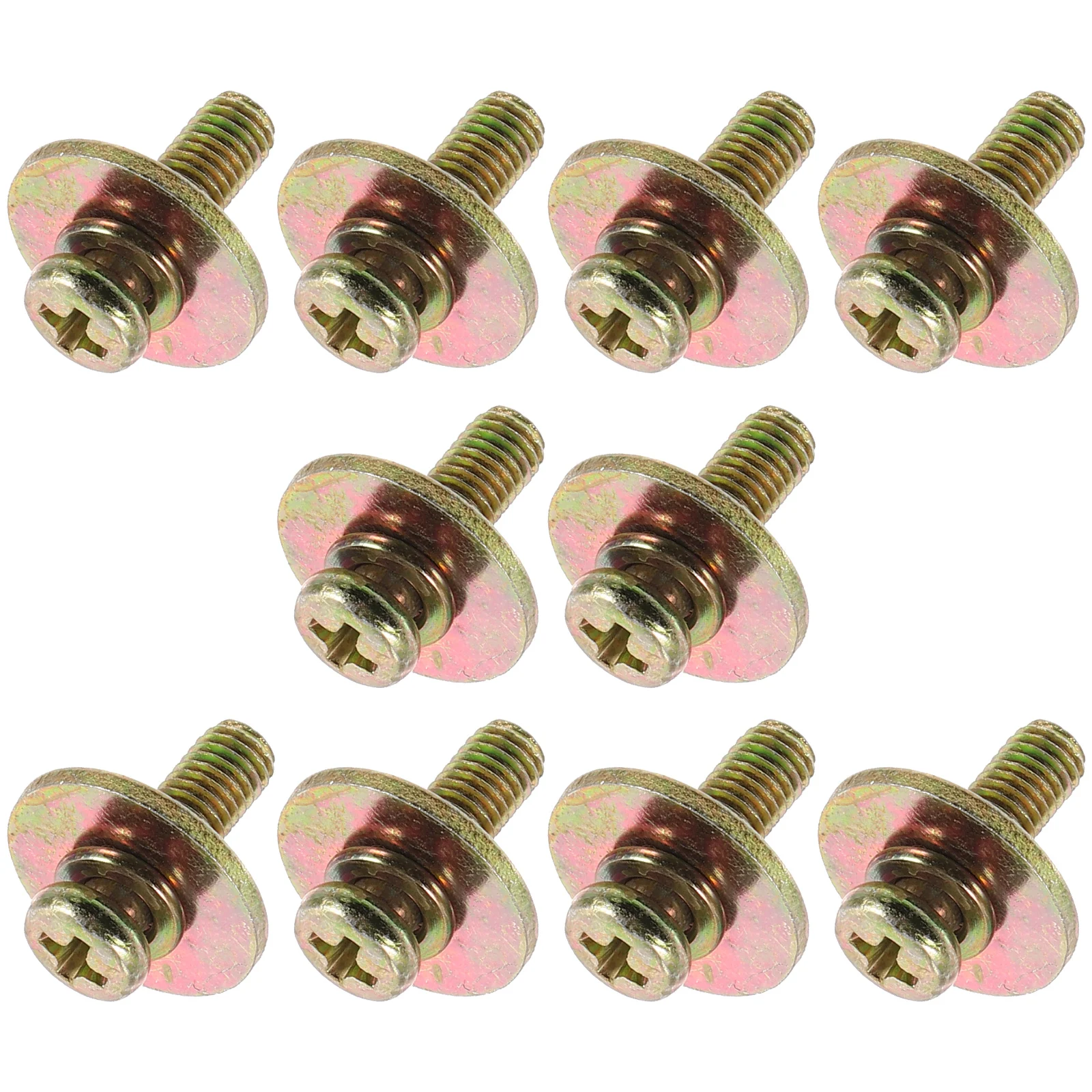 

20 Pcs Colorful Zinc Alloy Bass Lug Parts Snare Drum Percussion Mounts Lug Screws Mounting Screws For Drum Lugs Musical