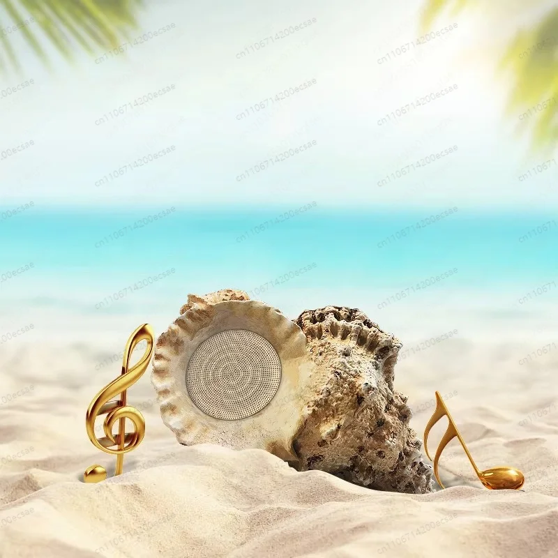 

Portable Conch Shaped Bluetooth Speaker HD Sound Home Bookshelf Decor Creative Gift Wireless Speaker