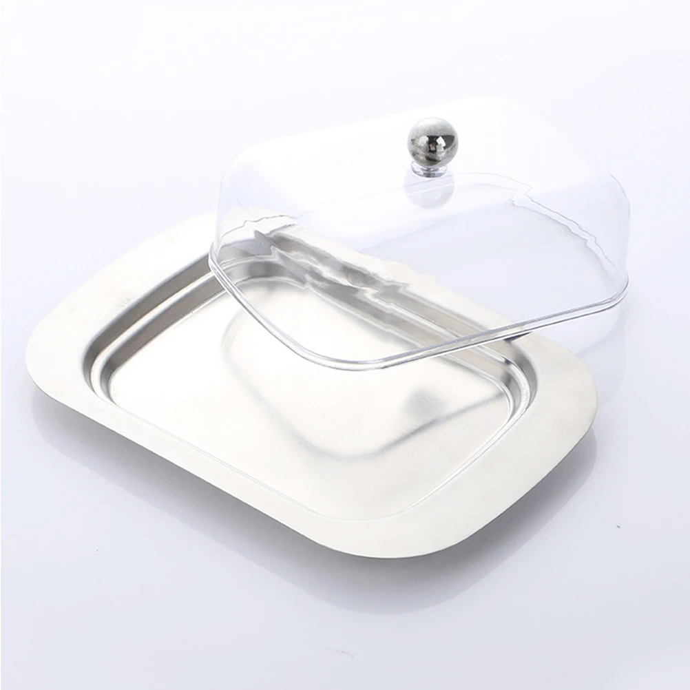 

stainless steel butter Dish with Lid Butter Dish with Cover Butter Tray Butter Tray with Cover