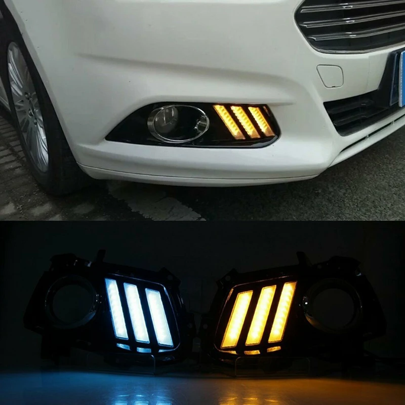 

DRL LED Daytime Running Light Fog Lamp For Ford Fusion Mondeo 2014 - 2016