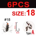 6 piezas talla 18