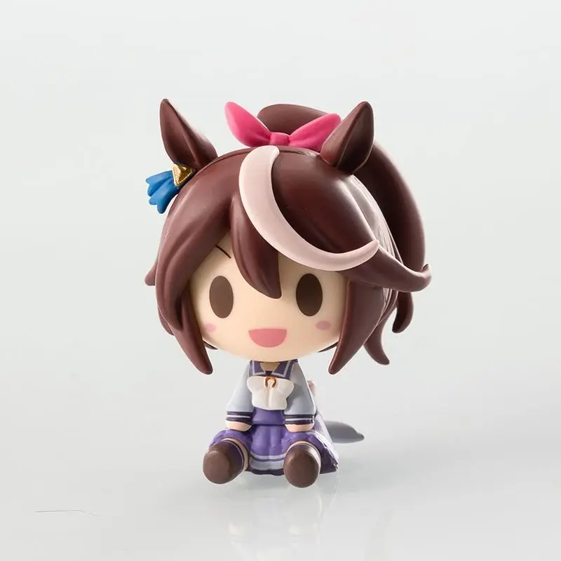 PrettyDerby GoldShip شخصيات الحركة الصغيرة لطيف الهيكل سطح المكتب الحلي الزينة تمثال أطقم منمذجة مفاجأة Otaku اللعب الهدايا