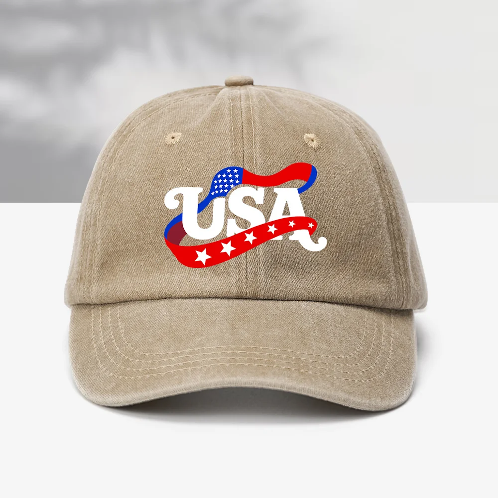 

1PCS Unisex Classic Retro Printed Baseball Cap Adjustable Size 6 Colors Sun Protection Casual Hat Suitable for Outdoor Travel