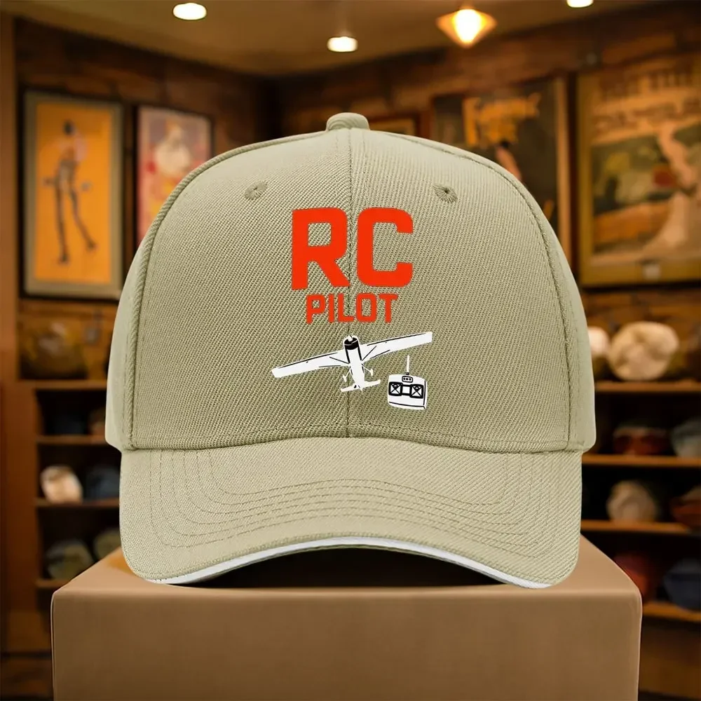 Customization 1pc Aviation-Themed Baseball Cap - Black With Orange Pilot Design, Lightweight Snapback Closure Hat For Pilots, Av