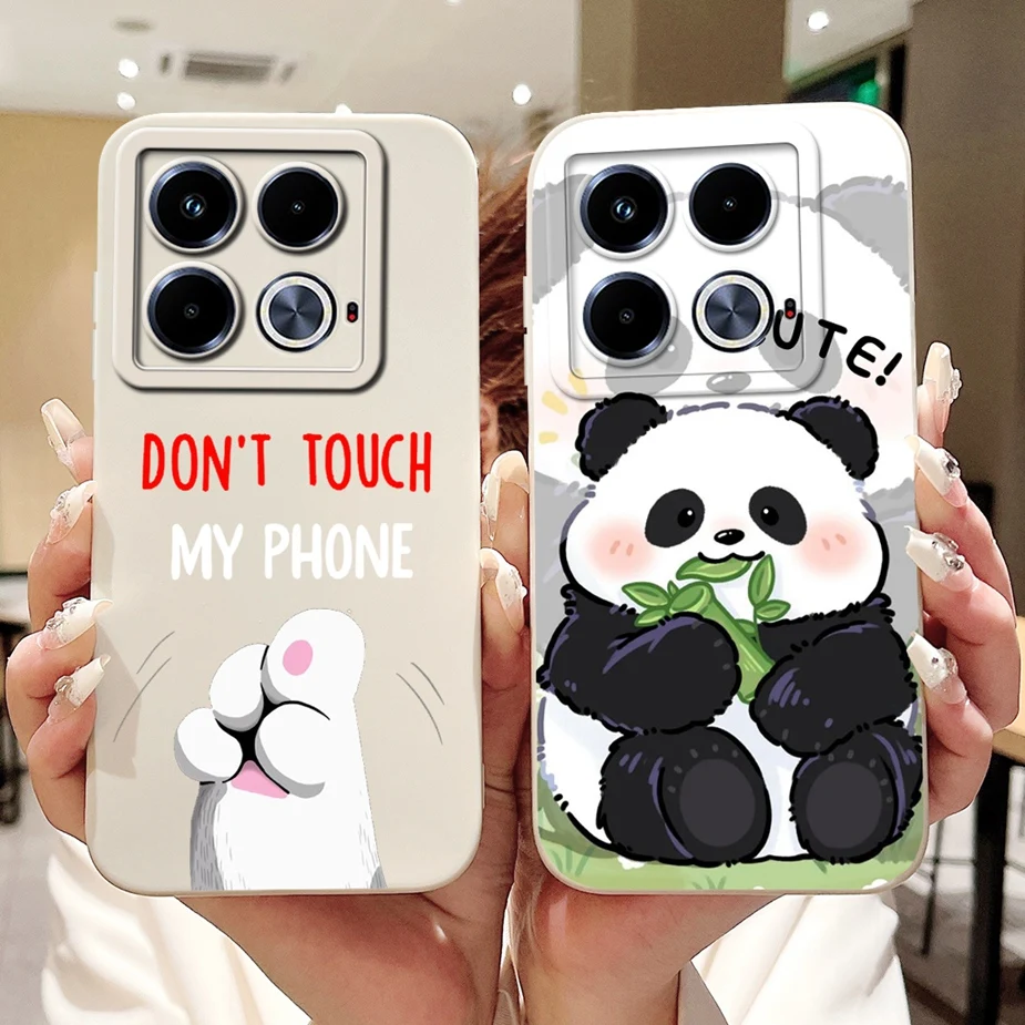For Infinix Note 40 Pro Case X6851 Funny Cartoon Cover Full Camera Protection Shell For Infinix Note 40 Pro Plus Note40 Pro Bags