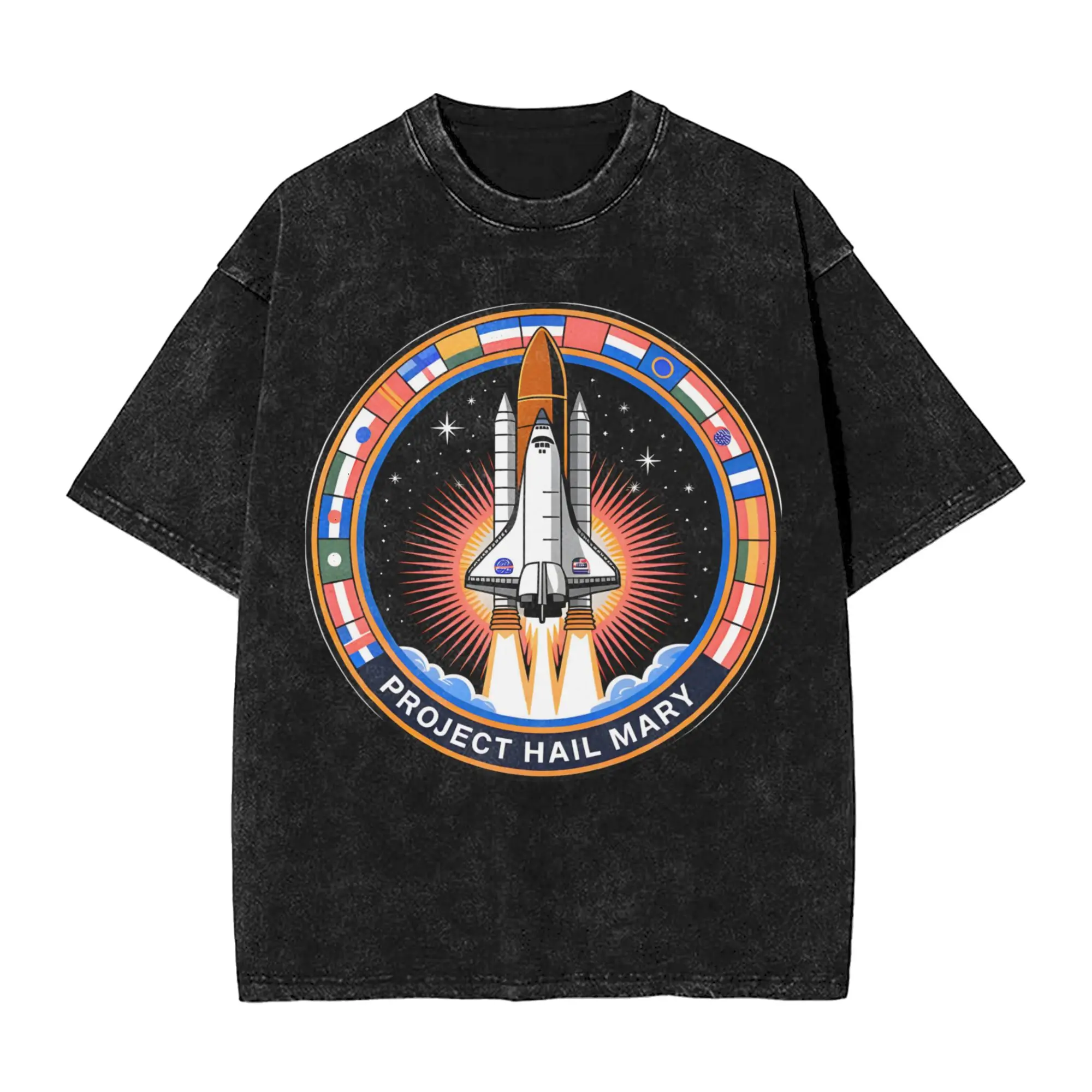 Rocky Amaze Project Hail Mary Rocky Inspired Sci Fi T Shirts Washed 100% Cotton T-Shirts Fashion for Men Women Streetwear