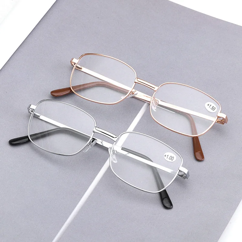 New Metal Flexible Reading Glasses Men Women Ultralight Soft Presbyopic Eyeglasses Unisex Eyewear Male Goggle Mirror Spectacle