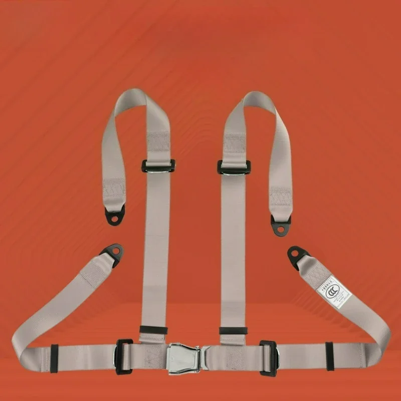 New Safety-Focused 4-Point Sports Racing Harness: Emergency Lock, Quick Release, Auto Retractable