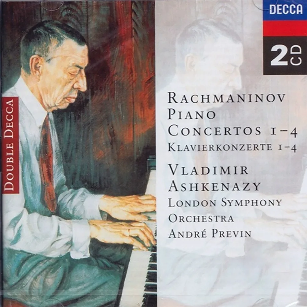 Rachmaninoff Complete Piano Concertos 2CD - التفانيات الكلاسيكية الشعرية والقوية لمرحلة أشمينازي