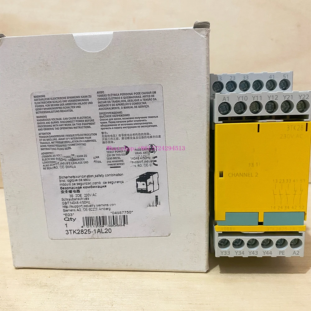 

New for Siemens 3TK2825-1AL20 230V Safety Relay Module in Box