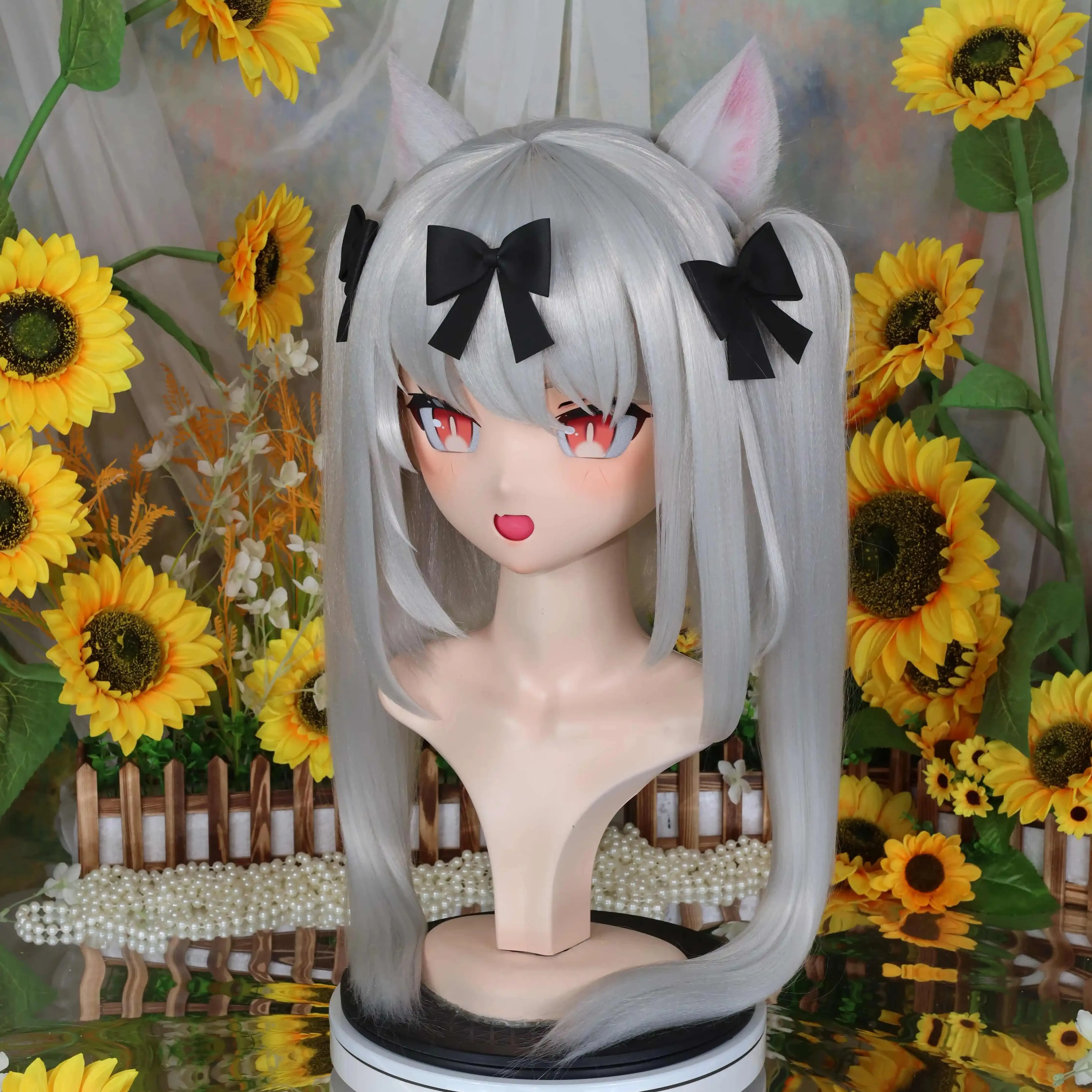 Kigurumi Snowwind NFD Full Headband Lock Cosplay Headshell Props Costume Anime Game