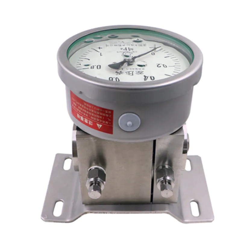 diaphragm type pointer air differential pressure gauge manometer