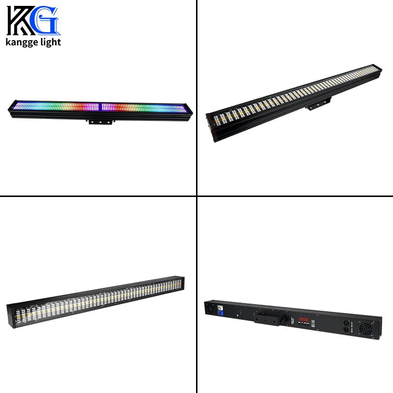 48 Segment RGB Pixel Strobe Light 576pcs 180W Wall Wash Strobe Effect Pixel Lamp DMX Running Horse Strobe Lights for Bar Party