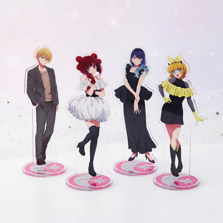 

15cm Oshi No Ko Anime Acrylic Stand Model Plate Decoration Desk Figure Display Students Gifts Animation Collection key chain